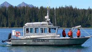 R/V Capelin is operated by Glacier Bay's resource division.