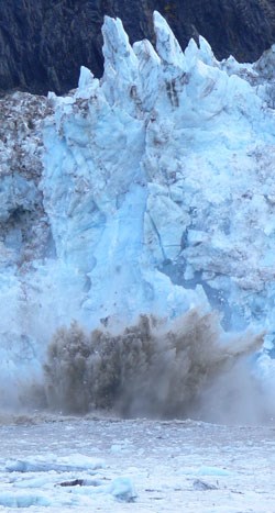 calving glaciers create icebergs