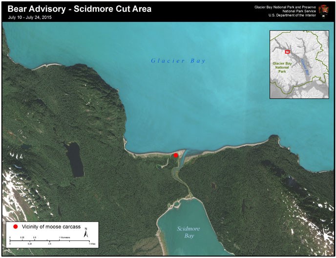 scidmore cut bear advisory map