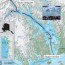 Cruise ship route map