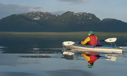 kayaking is the best way to explore Glacier Bay's wilderness waters.