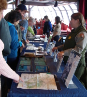Stop by the park ranger info desk to ask questions and get oriented