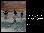 Wakeboarding at Rock Creek