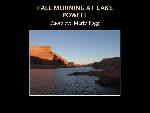 Fall Morning at Lake Powell