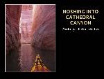 Noshing into Cathedral Canyon