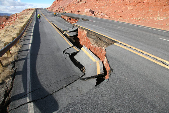 hwy89 road collapse