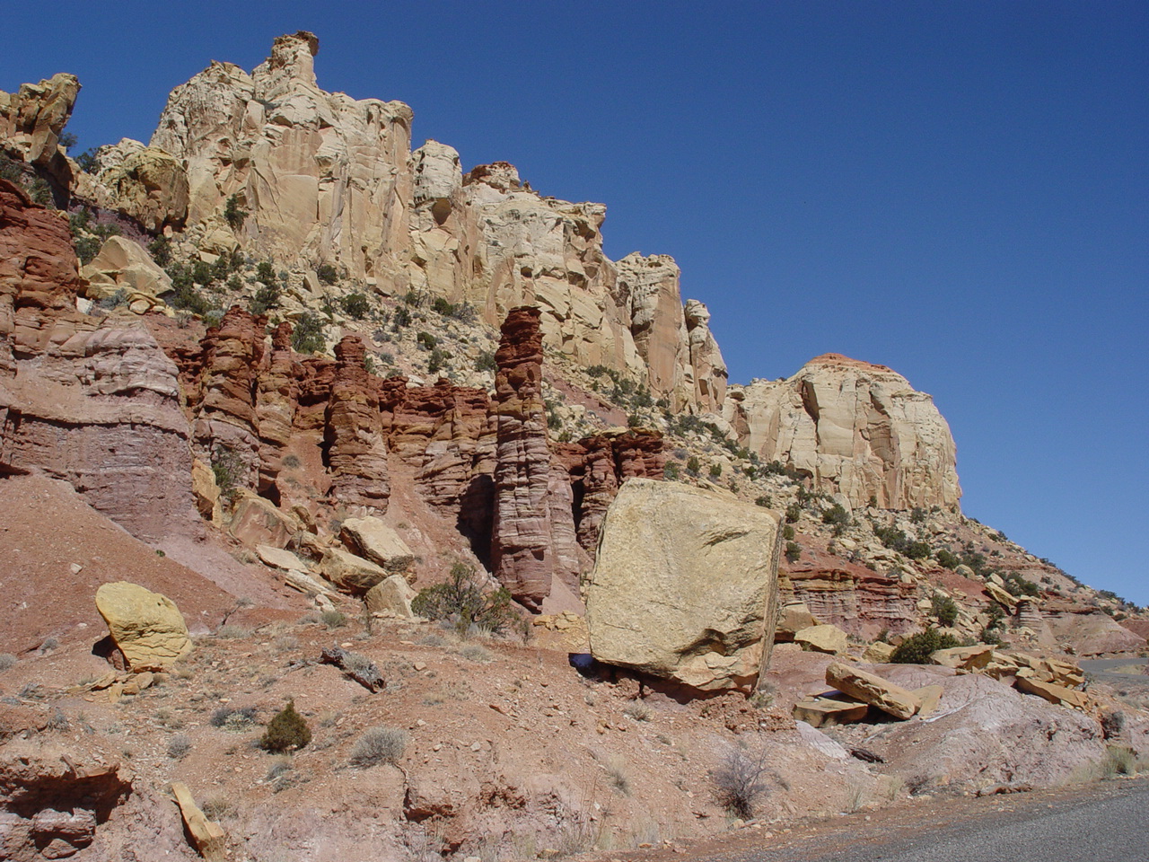 Scenic view from Burr trail
