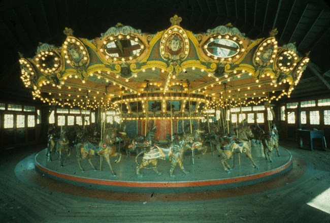 Carousel before restoration