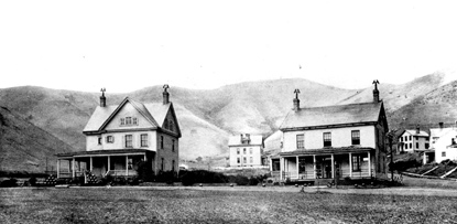 historic image of Fort Baker's commanding officers residence and post headquarters