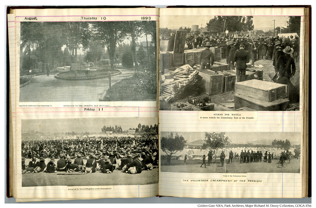 GOGA-1766 Major Richard M Deasy Collection Murphy's Daily Journal August 10-11 1893 PSF