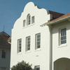 Mission Revival buildings at Fort Scott