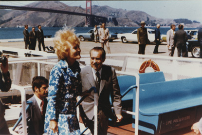 President and Mrs. Richard Nixon visit Golden Gate National Recreation Area