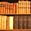 historic books on a shelf