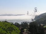 Fort Baker in the fog
