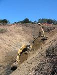 Excavation of landfill