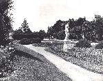 Sutro Heights garden with marble statue