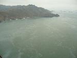 Ribbons of Oil Outside the Bay