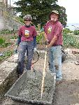 Mixing cement