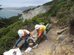 Batteries to Bluffs trail construction