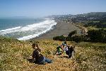Weeding at Mori Point