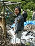 Preparing soil