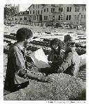 Looking at plans at Fort Mason, 1978