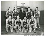 MP basketball team, 1945