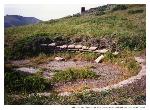 Sandbag revetment, Fort Barry, 1991