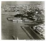 Fort Mason and Port of Embarkation aerial, 1950