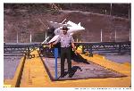Ranger on missile platform, Fort Barry, c. 1970-80