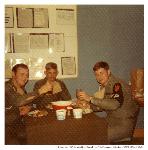 Crew in ready room, Fort Barry, c. 1970