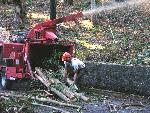 Loading Chipper by Hand