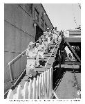 Japanese prisoners of war at Fort Mason, 1945