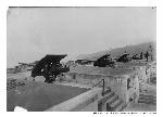 View of the guns at Battery Patrick O'Rourke in Fort Barry, c1908.