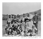 The Fort Barry Baseball team poses for a photograph, c1910.