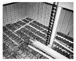 Hold of a ship with 2000-pound bombs and ammunition in the hold of a ship at San Francisco’s Port of Embarkation, 1943