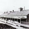 historic photo of Fort Mason Civil War barracks