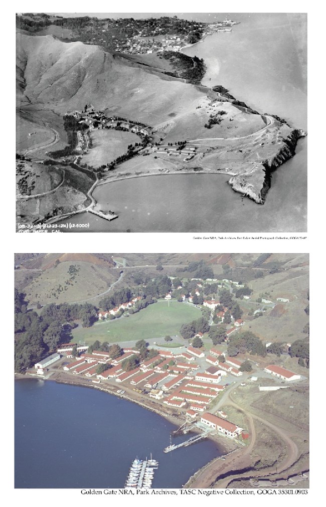Fort Baker 1925 and  1978