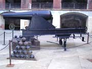 Rodman cannon at Fort Point