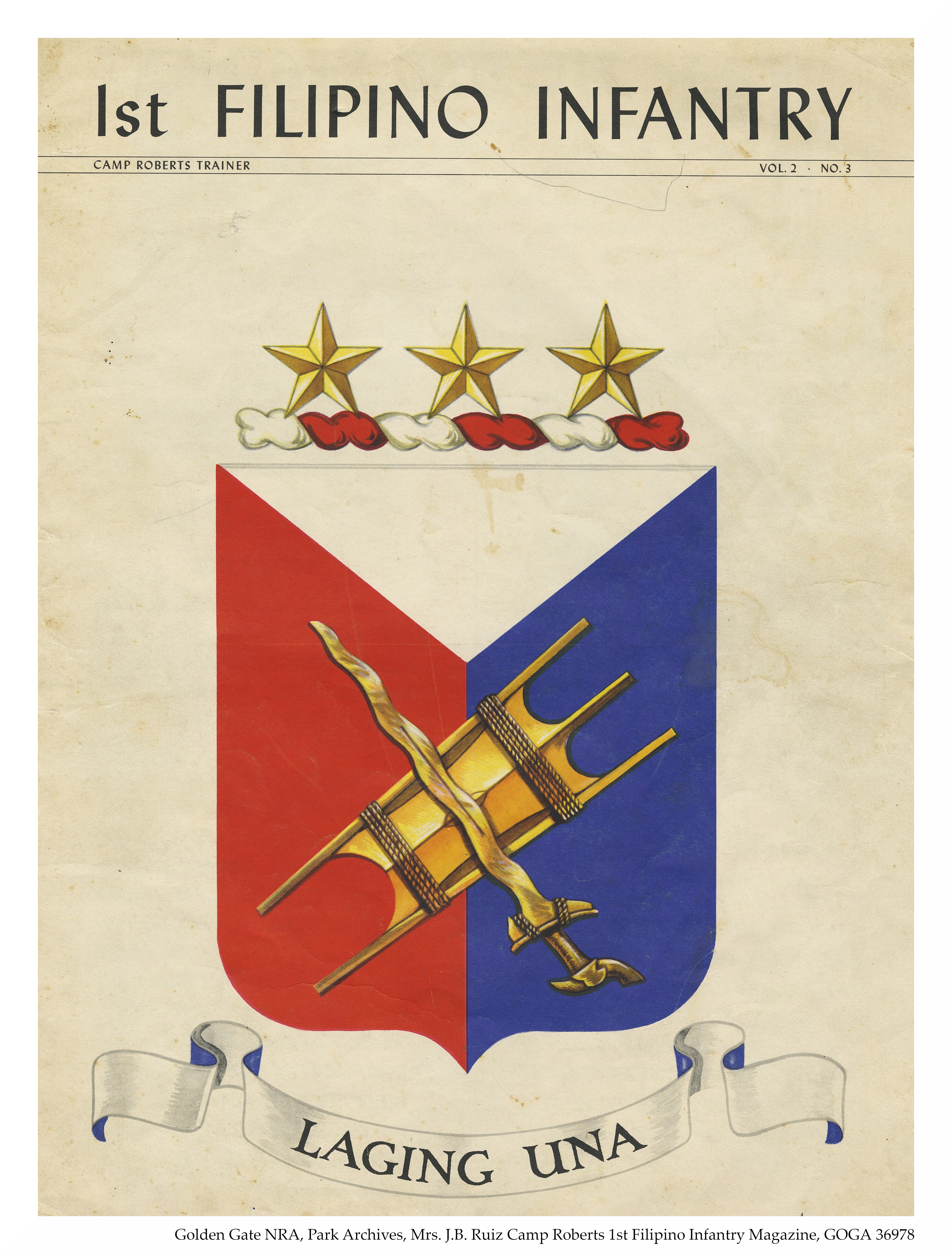The crest of the Filipino American Infantry 