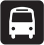 Icon referring to bus and transportation access to Alcatraz Island.