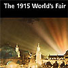 Beams of light radiating from the 1915 World's Fair. 