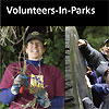 Volunteers-In-Parks helping replant native vegetation.