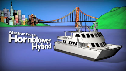 Hornblower Hybrid PSA designed by Jarron Tommy Strickland, Scott Nolan, Michael Wilson, Manuel Perez, Joshua Diaz, and Casey Chisom