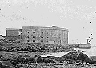 Castle Williams during the Civil War as photographed by Matthew Brady