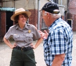 Park Rangers help connect visitors with the park through interpretive programs.