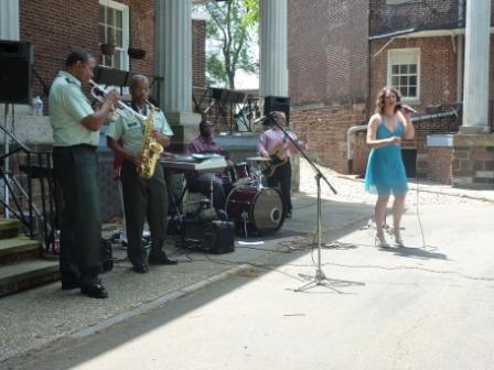 The Melissa Kate Project performs in Fort Jay