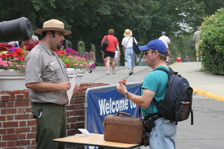 A Park Ranger describes the variety of programs that are offered during the summer season on Governors Island.