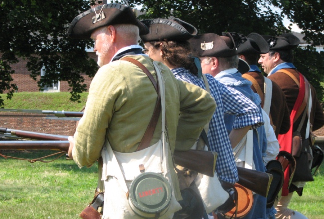 Colonel Albert Pawling's Levies march on Army Heritage Day