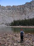 Visitor at Stella Lake